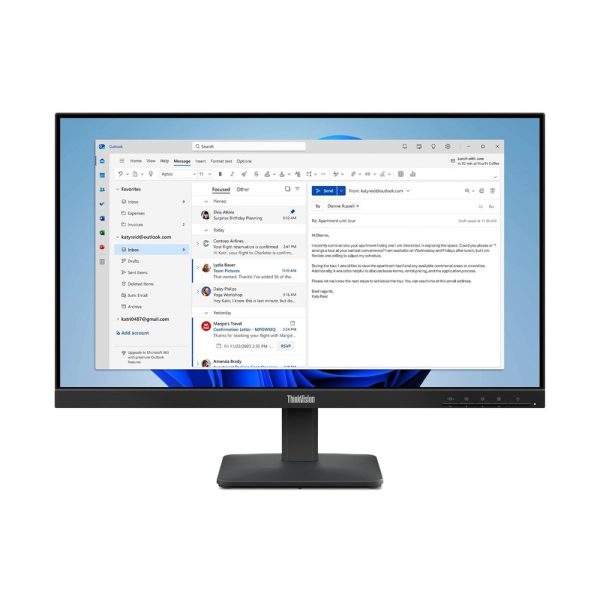 LENOVO ThinkVision S24-4e Écran 24" 64B5KAT1EU