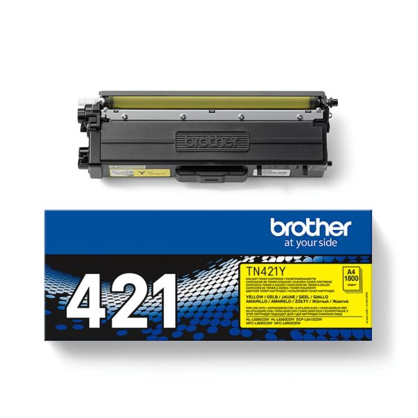 BROTHER TN421Y Toner Original Jaune 1800 pages