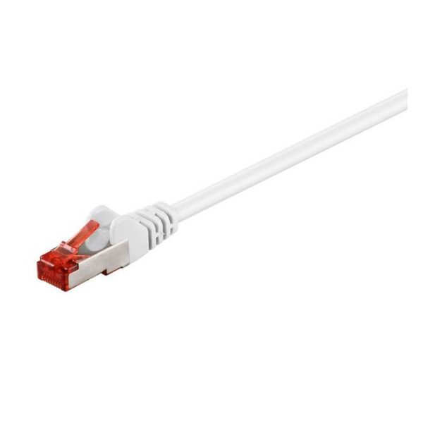 Câble réseau RJ45 Cat 6 F/UTP 0,25m Blanc B-FTP60025W