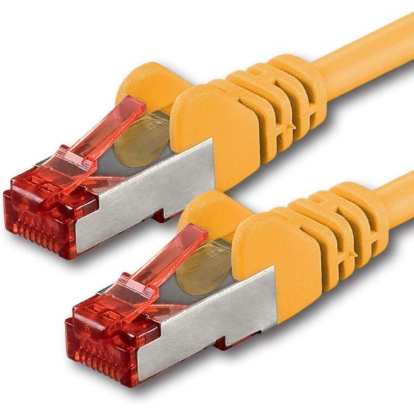 Câble Réseau RJ45 Cat 6 FTP Jaune 0,5m