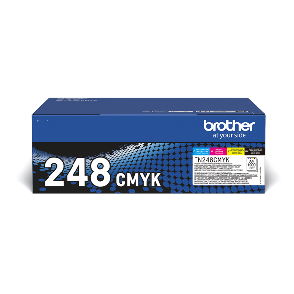 Pack Brother TN-248CMYK - 4 toners Noir/Cyan/Magenta/Jaune