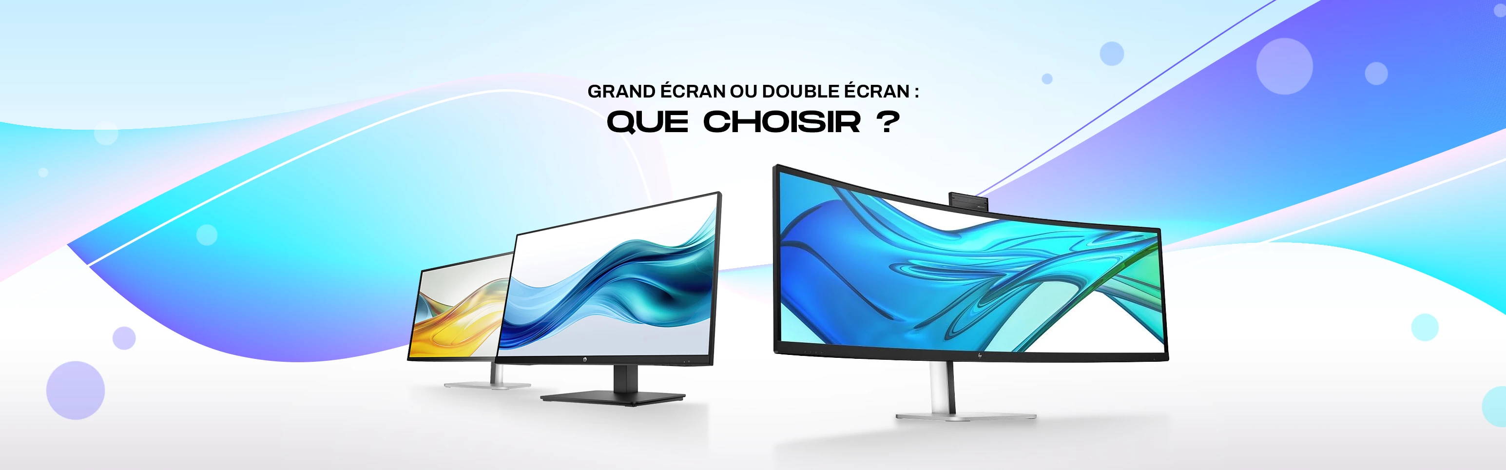Écrans professionnels : double écran ou écran ultrawide, que choisir ?