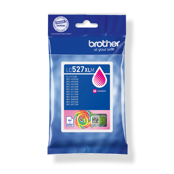 Cartouche Brother LC527XLM – Magenta 2000 pages